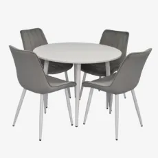 Set de mobilă Eva DT 402-5Wh + 4 YTC-080Wh BLU-13 (Light grey)