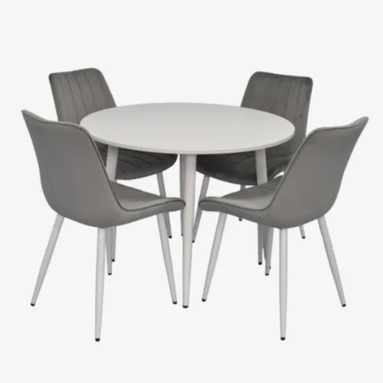 Set de mobilă Eva DT 402-5Wh + 4 YTC-080Wh BLU-13 (Light grey)