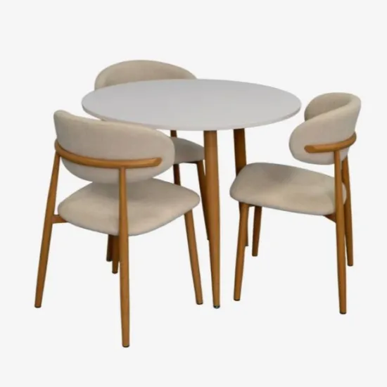 Set de mobilă Eva DT 404-1Wo + 3 QT-284Wo UF885-02 (Light beige)