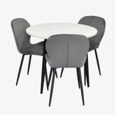 Set de mobilă Eva DT 404-3B + 3 YTC-064B BLU-14 (Dark grey)