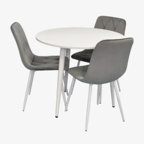 Set de mobilă Eva DT 404-5Wh + 3 YTC-080Wh BLU-13 (Light grey)