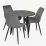 Set de mobilă Eva DT 404-6B + 3 YTC-055B BLU-14 (Dark grey)