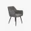 Set de mobilă Eva DT 432-3R B + 4 YTC-090B UF885-15 (Dark grey)