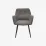 Set de mobilă Eva DT 432-3R B + 4 YTC-090B UF885-15 (Dark grey)