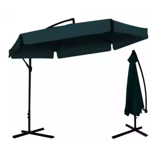 Зонт садовый Fabrik Home Банан GAO1510 со светодиодной крышкой Green/Black