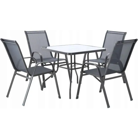 Набор садовой мебели GardenLine TIH3384, Black