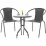 Set mobila de grădină GardenLine Bistro NEO5252/NEO6983, Grey