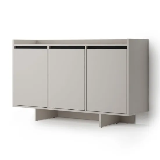 Comodă Fabrik Home Talin, 140x42x85 cm, Casmir/Frasin negru