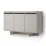 Comodă Fabrik Home Talin, 140x42x85 cm, Casmir/Frasin negru