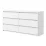 Комод Fabrik Home Havana 6, 158,6x38x80 см, Белый ясень
