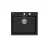 Мойка кухонная Quadron MORGAN 110, 510x390 мм, Черный матовый