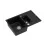 Chiuvetă de bucătărie Quadron Morgan 156, 780x500 mm, Negru mat