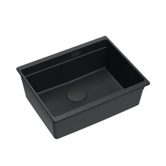 Chiuvetă de bucătărie Quadron LOGAN 100, 560x450 mm, Negru