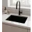 Chiuvetă de bucătărie Quadron LOGAN 100, 560x450 mm, Negru
