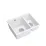 Chiuvetă de bucătărie Quadron LOGAN 150, 555x460 mm, Alb / scurgere din oțel