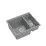 Chiuvetă de bucătărie Quadron LOGAN 150, 555x460x220 mm, Gri metalizat