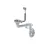 Chiuvetă de bucătărie Quadron Anthony 80, 740x440 mm, Inox periat