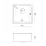 Chiuvetă de bucătărie Quadron Anthony 50, 440x440 mm, inox