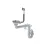 Chiuvetă de bucătărie Quadron Anthony 50, 440x440 mm, inox