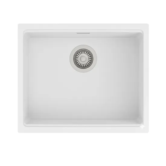 Chiuvetă de bucătărie Rodi Ambar 50, 550x452 mm, Alb