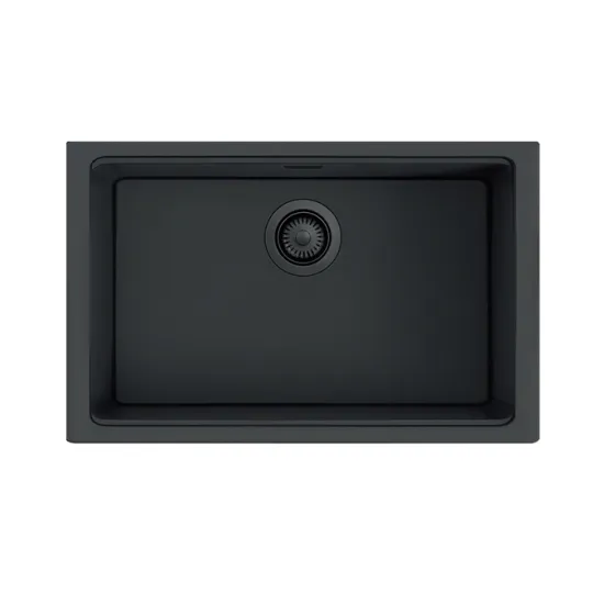 Chiuvetă de bucătărie Rodi Ambar, 750x452 mm, Negru