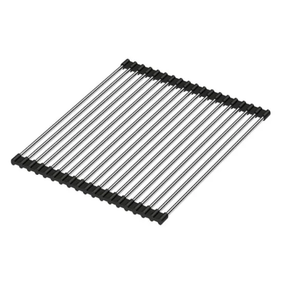 Grilaj de scurgere Quadron Qmat 43x32 cm Negru