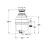 Tocător de resturi alimentare Rodi R300 White
