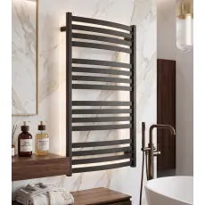 Uscător de prosoape Terma GAMA, 960x500 mm, Negru mat (WGGAM096050KS95SX)