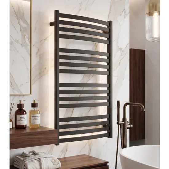 Uscător de prosoape Terma GAMA, 960x500 mm, Negru mat (WGGAM096050KS95SX)