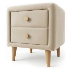 Noptieră MatroLuxe Bella, 50x48x55 см, Iris 02 Beige
