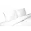 Lenjerie de pat Relaxe Home XXL HoReCa Alb (2 persoane EURO/Damasc)