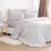 Lenjerie de pat TEP Grace Jacquard Light Grey (2 persoane EURO/Satin, jacquard)