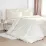 Lenjerie de pat TEP Grace Jacquard Milky (2 persoane EURO/Satin, jacquard)