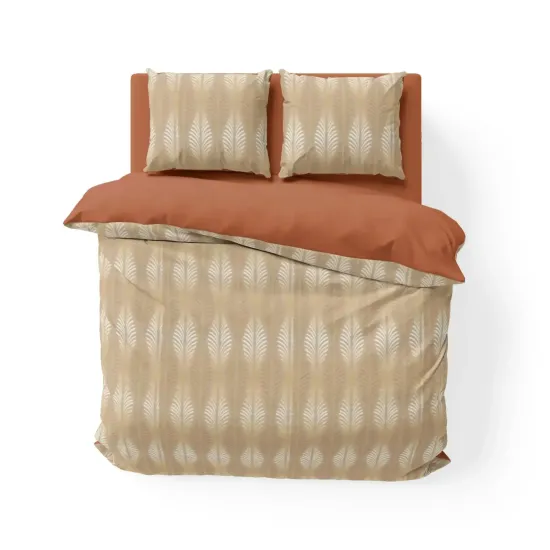 Lenjerie de pat TEP Melluna Golden Whisper (2 persoane EURO/Polisatin)