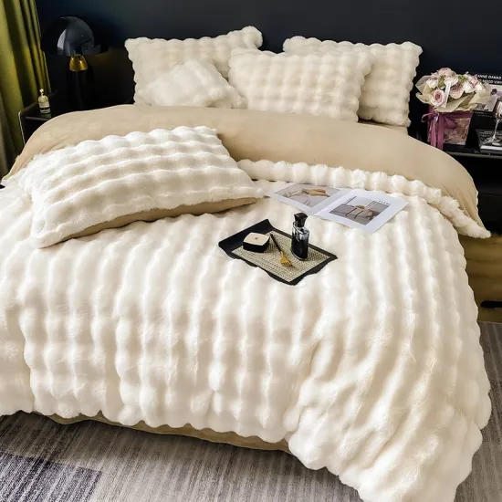 Постельное бельё Relaxe Home Puffed Dreams Beige (двуспальный/Полиэстер)