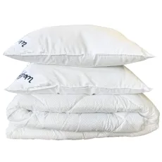 Комплект Одеяло + 2 подушки Welpy Huggy, 200х220 см, Белый