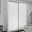 Dulap glisant Nex Home NX-1761, 200x240x60 cm, usi pal, Alb