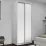Dulap glisant Nex Home NX-1748, 100x220x60 cm, usi pal, Alb