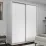 Dulap glisant Nex Home NX-1751, 180x240x60 cm, usi pal, Alb