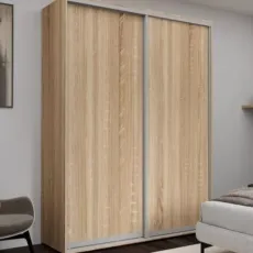 Dulap-cupeu Nex Home NX-1750, 180x240x60 cm, usi pal, Sonoma