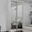 Dulap-cupeu Nex Home NX-1744, 120x240x60 cm, usi oglinda, Alb