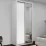Dulap-cupeu Nex Home NX-1737, 100x220x60 cm, 1 oglindă + 1 PAL, Alb
