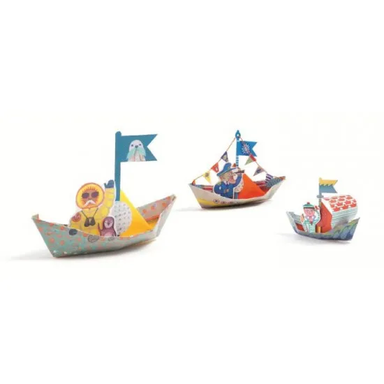 Djeco DJ08779 Набор для творчества Оригами - Корабли "Boats"