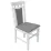 Набор мебели Eva HV-31N White + 4 Deepa R White/NV-10WP Grey