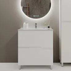 Dulap pentru baie Bayro Santos 60 pardoseală fară lavoar, Alb Mat (125546)