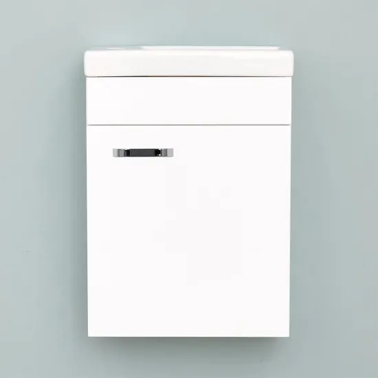 Dulap pentru baie Bayro Larra 40 suspendat fară lavoar, Alb Mat (122483)