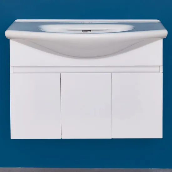 Dulap pentru baie Bayro Trend Duo 90 suspendat fară lavoar, Alb (113212)