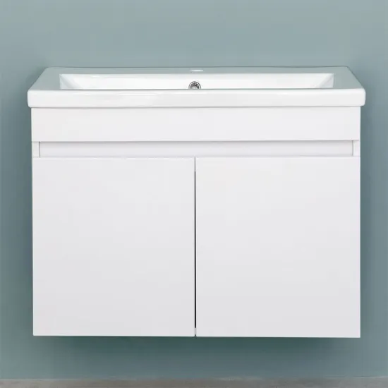 Dulap pentru baie Bayro Trend Duo 80 suspendat fară lavoar, Alb (113432)