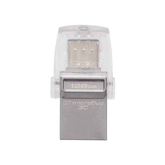 Memorie USB Kingston DataTraveler microDuo 3C, 128 GB, Silver (DTDUO3C/128GB)