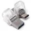 Memorie USB Kingston DataTraveler microDuo 3C, 128 GB, Silver (DTDUO3C/128GB)